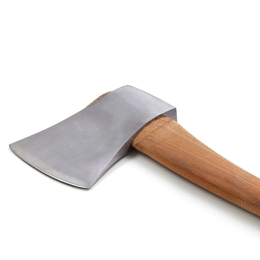 Wholesale Steel Viking Style Axe with leather sheath Camping Axe Outdoor Axe Top Quality Hatches Everyday carry