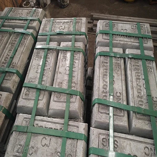 
PRIME SHG ZINC SLABS AND JUMBOS 99.99% 
