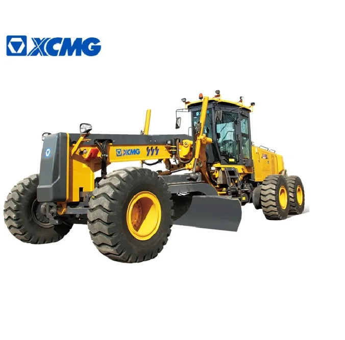 Motor road grader snowplowing Machine