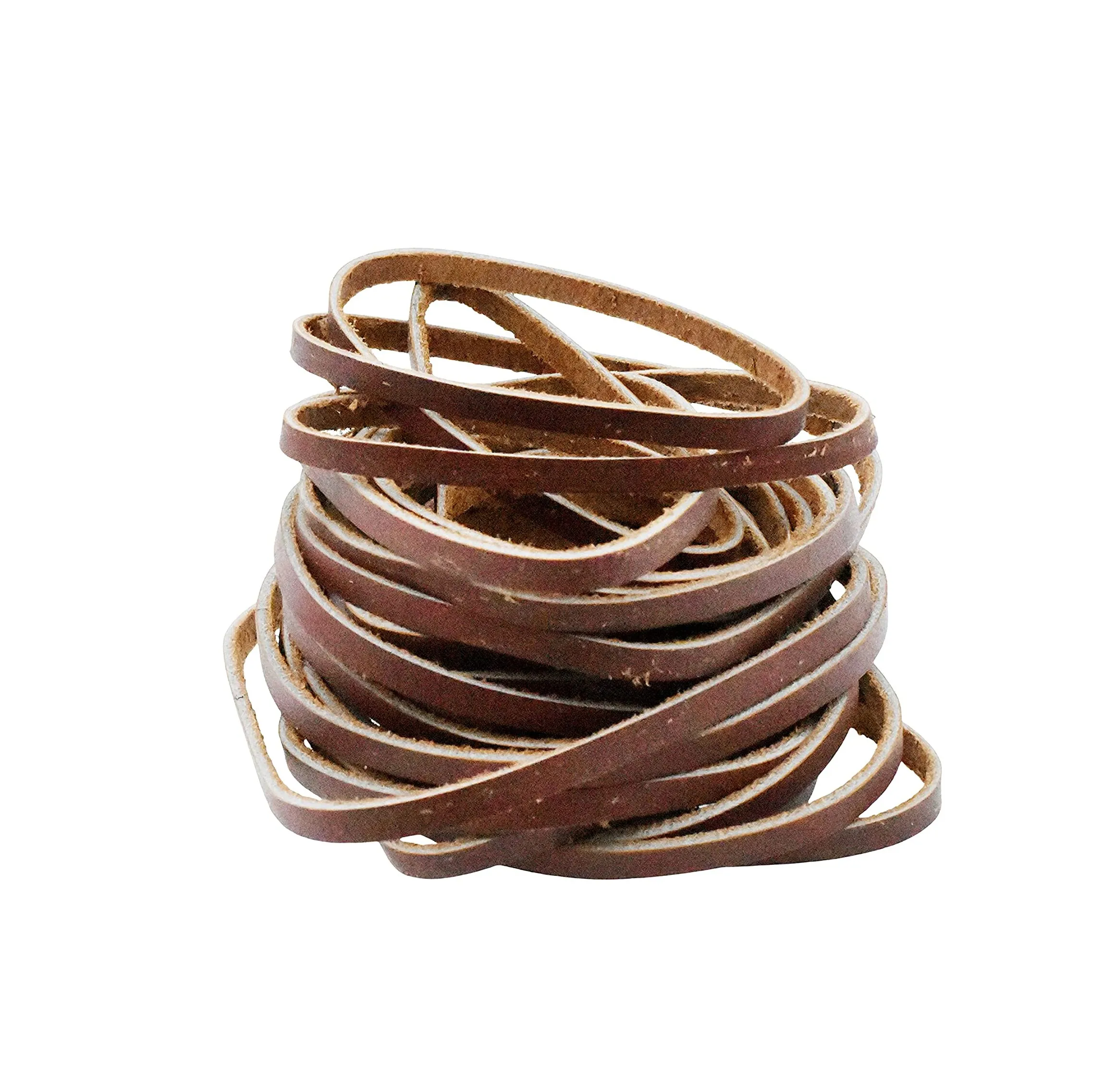 Wholesale 1mm 2mm 3mm 4mm 5mm Genuine Cowhide Distress Flat Leather Strip Cord String Rope Cord Leather Lace Matte Finish