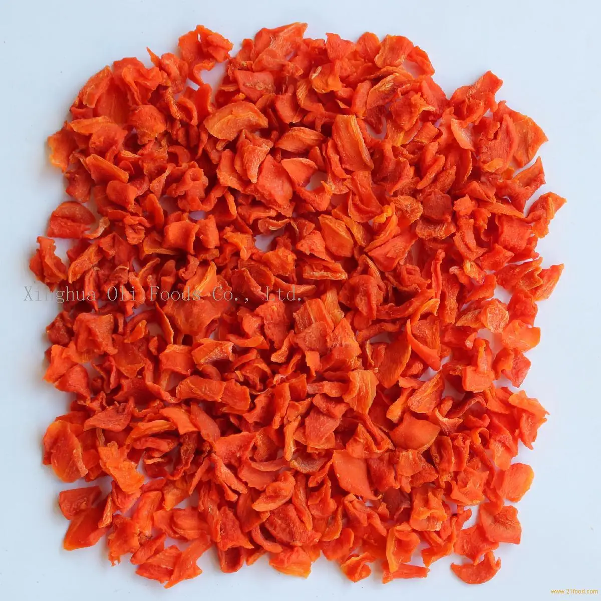 Dried bulk Wholesale Orange dehydrated shredded carrot granules