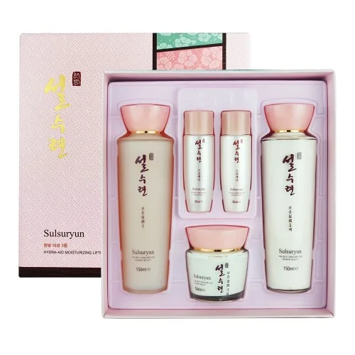 OEM Korean Ginseng Oriental Medicine Skin Care Set Toner Lotion Cream