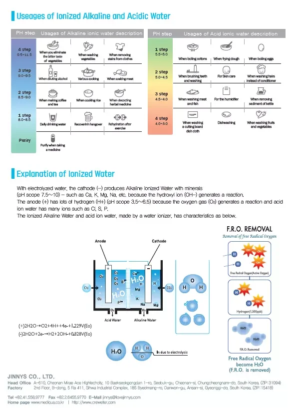 Alkaline water ionizer AK-2000 9plates ionized alkaline water Home appliances water treatment appliances