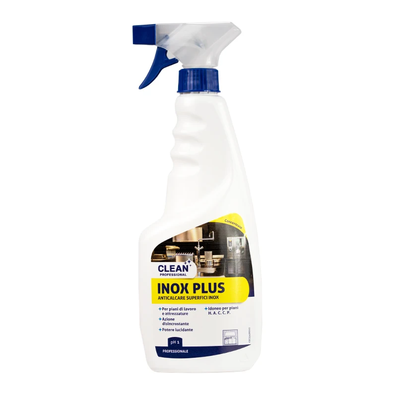 Top Quality Italian polishing detergent for food surfaces INOX PLUS 750ml for export