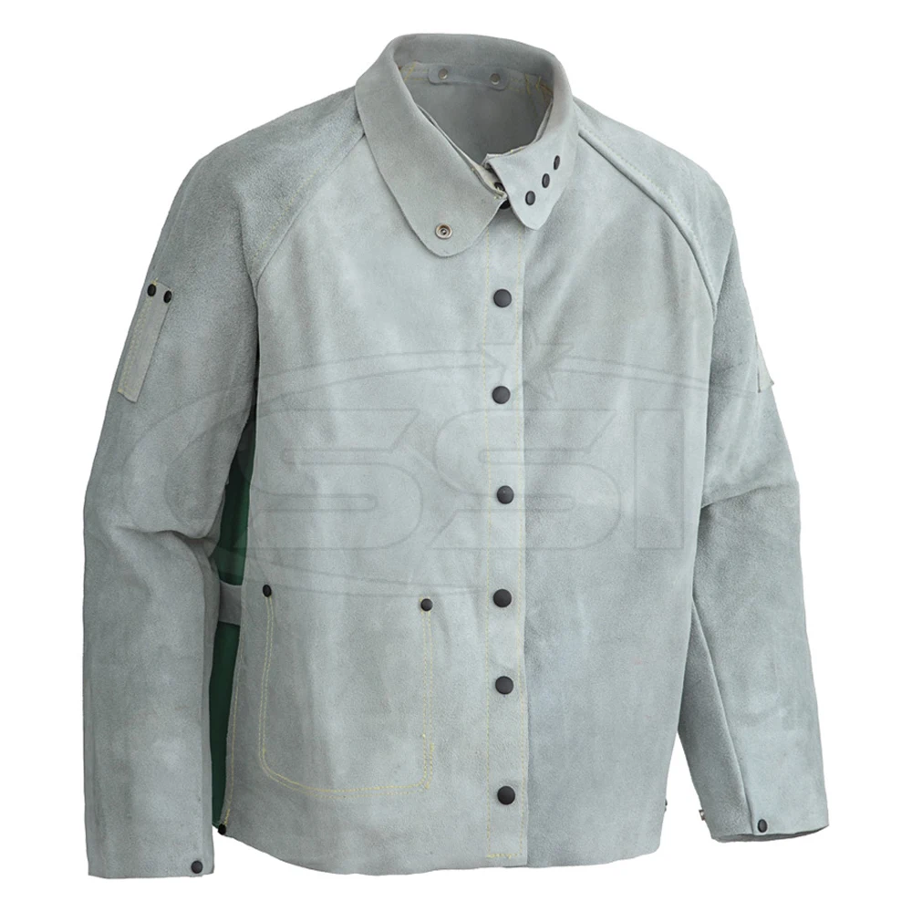 Spring And Autumn Long-Sleeves Overalls Auto Repair Welding Clothing Lapel working Jacket