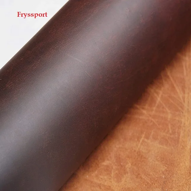Latest Tooling Leather  Thick Finished Full Grain C for Home Decor Workshop Crafting Leather Dark Brown
