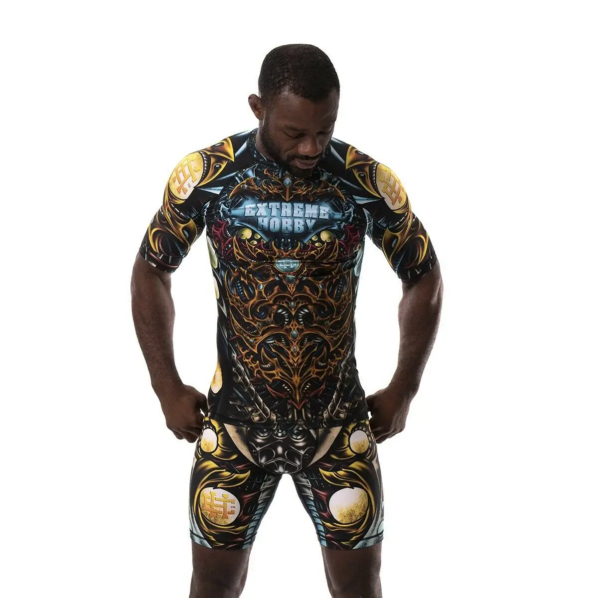 BIOCHRONICS Vale Tudo Shorts Training GYM MMA BBJ Compression Short