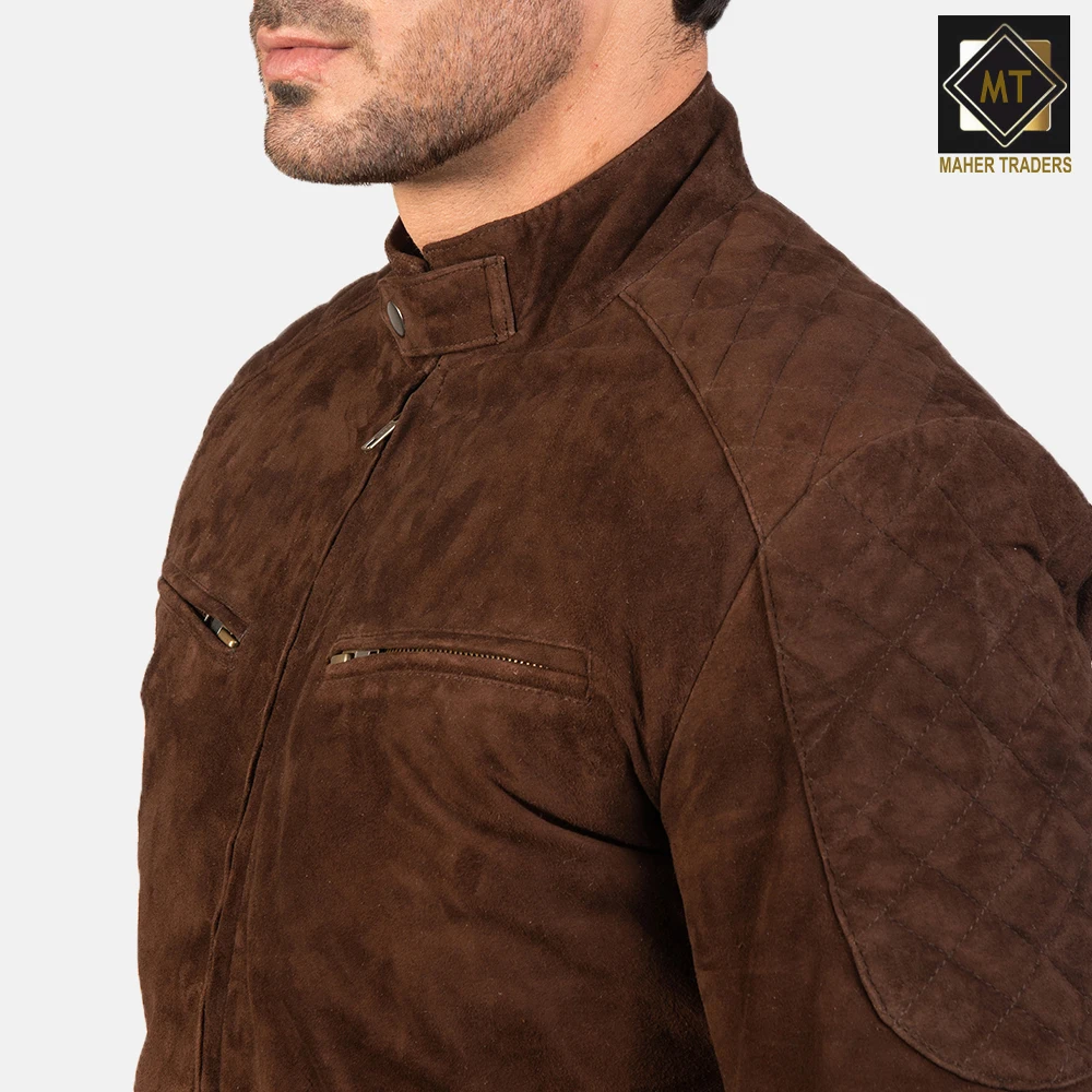 2021 Модные мужские кожаные куртки осенняя замшевая однотонная куртка популярная простая повседневная бархатная мужская куртка.