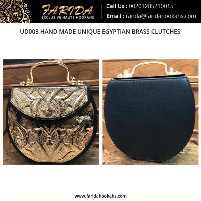 Handmade Unique Egyptian Evening Brass Clutches