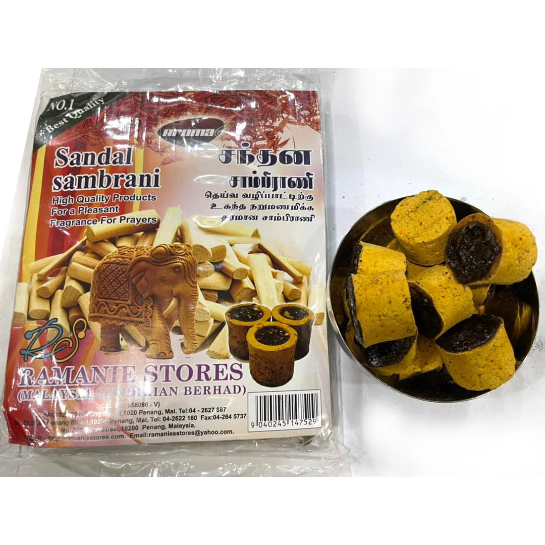 Ароматические сандалии Sambrani, высококачественные Ароматические цилиндрические благовония для молитвы