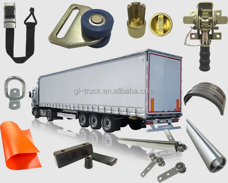 GL-15319 Truck Sliding Tie Down Webbing Winch Cargo Winch