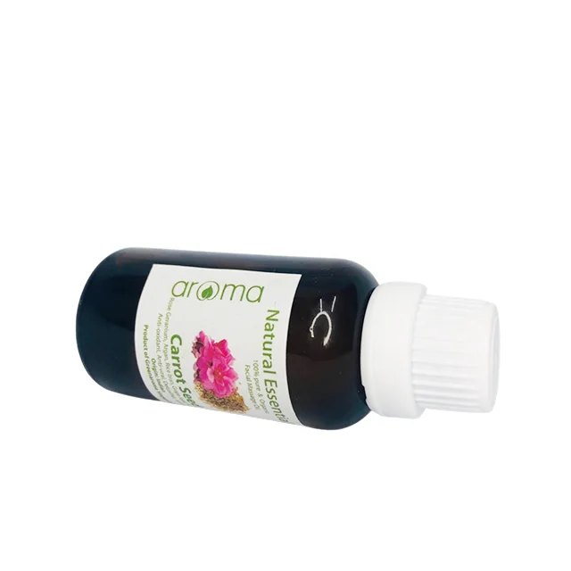 Natural Carrot seed Face Oil 100% Pure enrich geranium Lavender Anti Aging Anti Wrinkle Bright Moisturizing best Aromatherapy