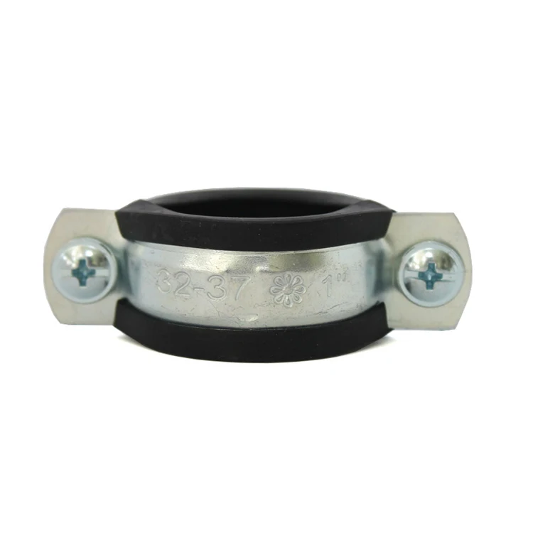 Прочные резиновые стальные зажимы для труб 32-37 (1 дюйм), зажим для санитарной трубы