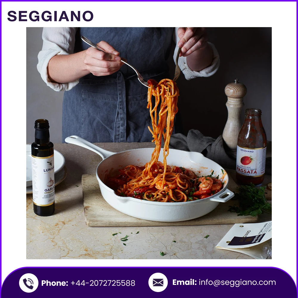 Best Quality Italian Seggiano Organic Spaghetti alla Chitarra Pasta 375g