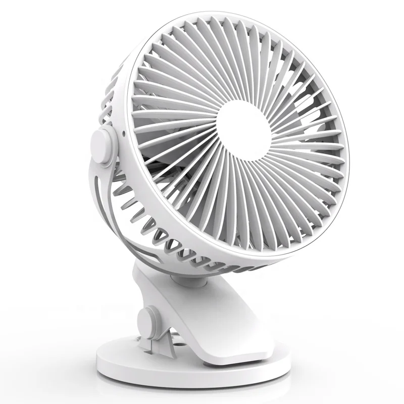 Factory Price Wireless USB Small Fan Portable Desk Clip Fan Adjustable Table Stand Mini Fan