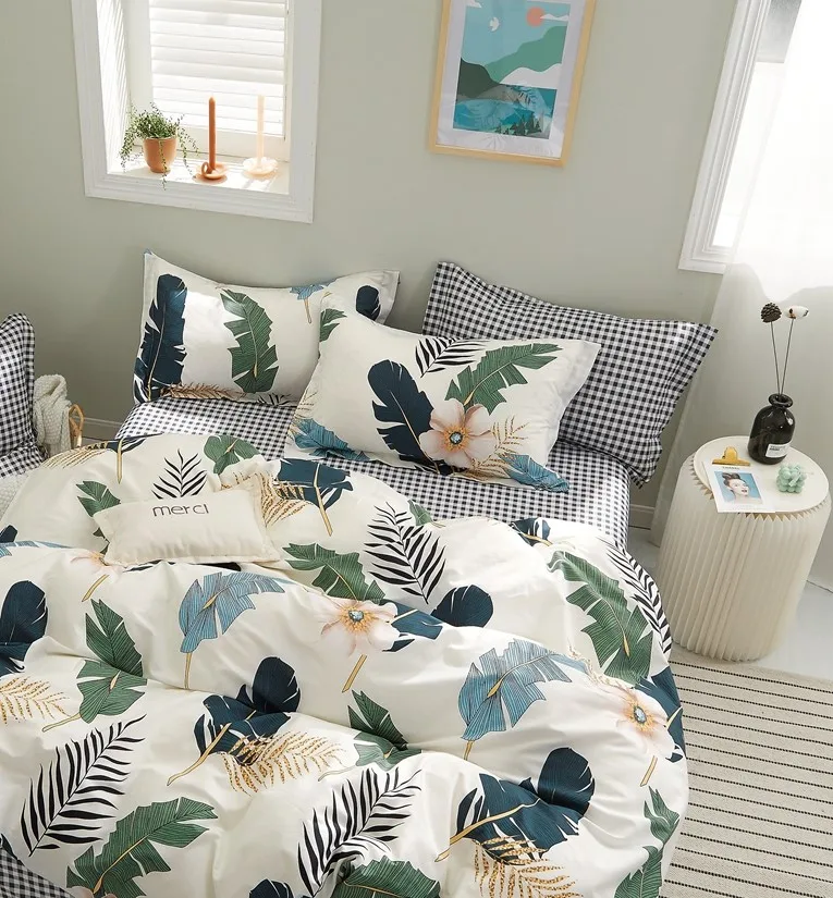 
Grace Cotton Doube Bed Sheet Set 