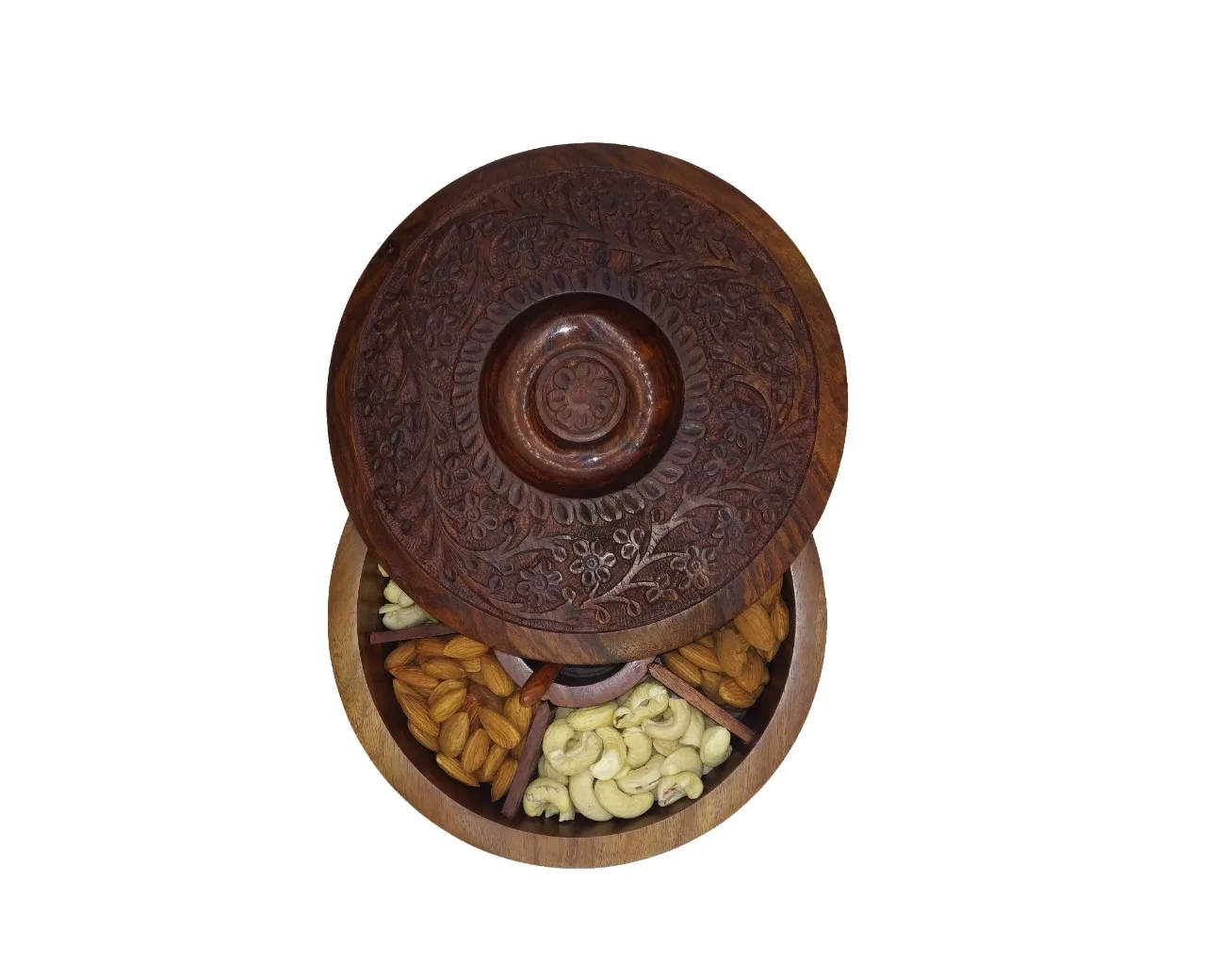 Классический дизайн деревянная коробка для конфет сухих фруктов высококачественный домашний декор закусок