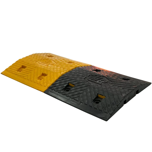 ABS Plastic Speed Bump Hump Traffic Safety Speed Reducer Heavy Duty Reflective Breaker