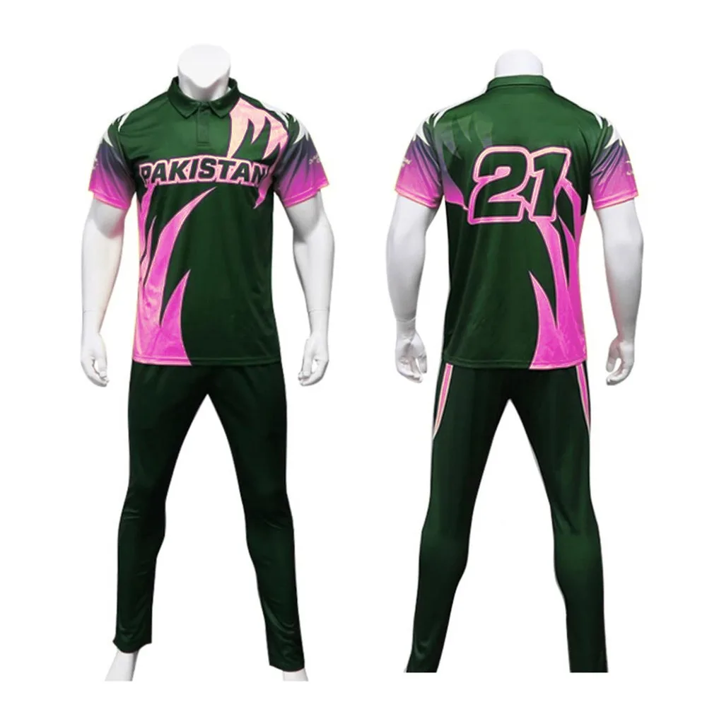 wholesale High Quality cheap Custom Sublimated Cricket Wears Cricket Uniforms With Jerseys And Trousers