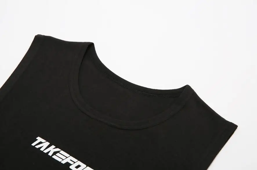 
100% Cotton OEM Sportswear Clothing For Men Muscle Tank Top Singlet Running Gym Fit T-shirt 