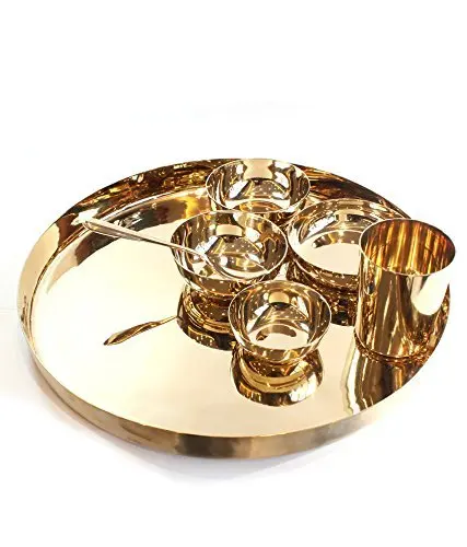 king international Bronze Dinner Set In Utensils At Discount Price Best Quality Dinner Thali Set Supplier & Exporter From
