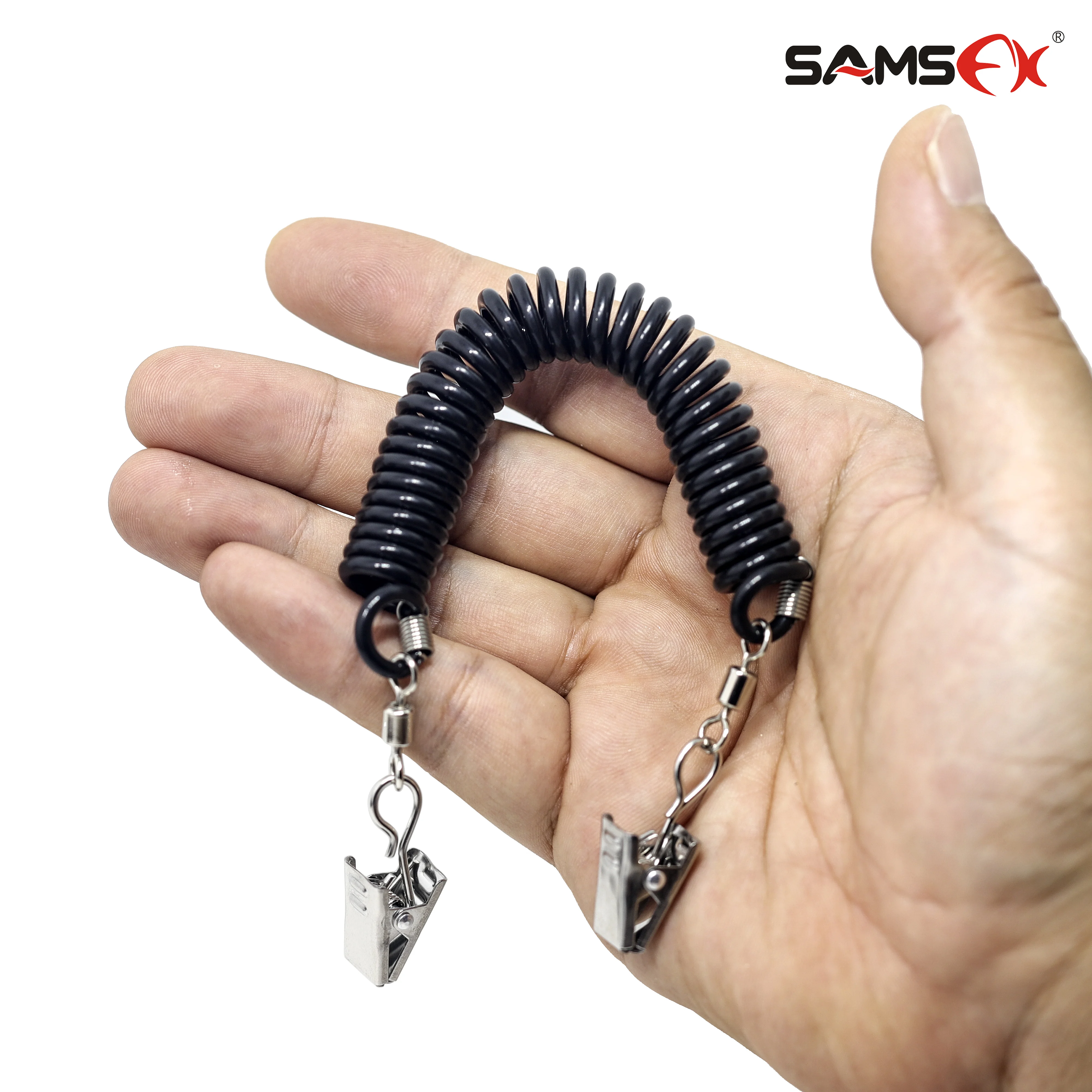 SAMSFX Fishing Boating Sailing Camping 3PCS Windproof Strap Clips Cap Anti-Lost Strap Hat Strap Clips Hat Chin Cord Retainer