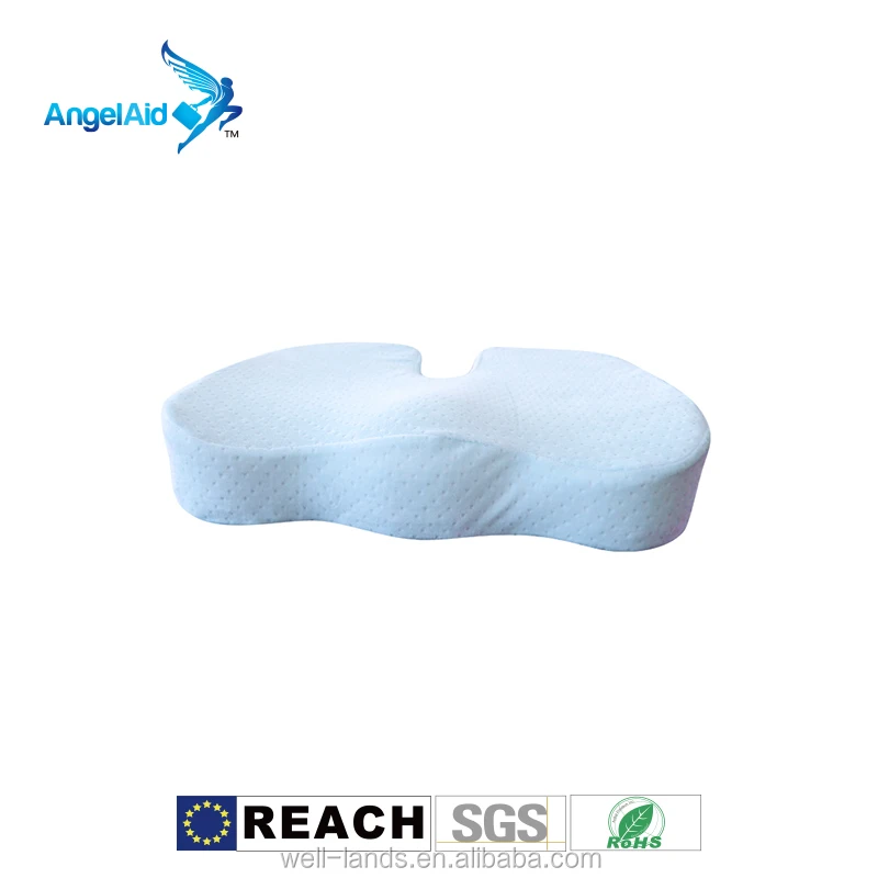 Taiwan high density orthopedic memory foam gel silicone contoured comfortable wheelchair designer Seat Cushion Blue Pink  Green