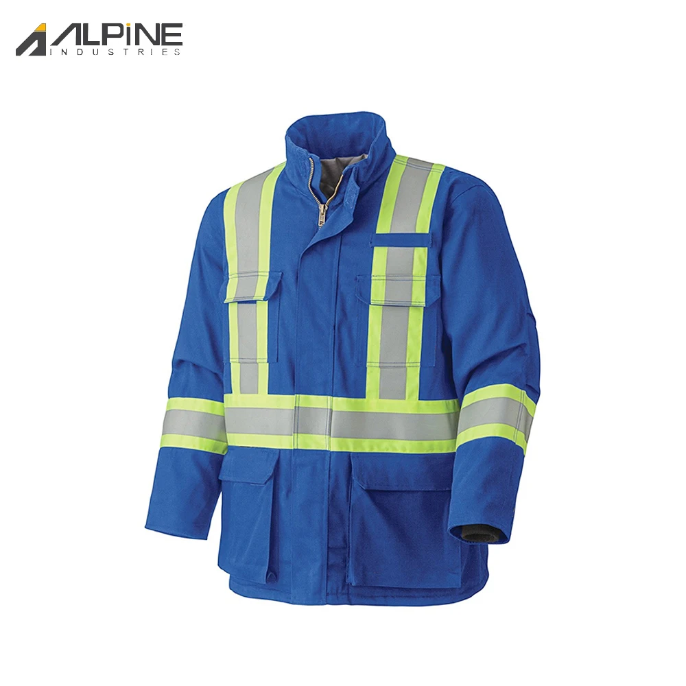 Newest Wholesale Flame Retardant Jacket Hoodies Reflective Flame Retardant Safety Clothing Working Jacket For Unisex