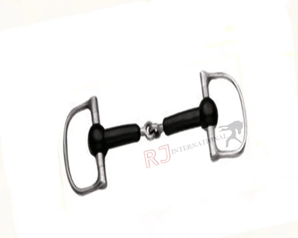 new horse soft rubber d bits joint mouth stainless steel /horse d bits rubber mouth snaffle bits by Riaz Jamal Intel