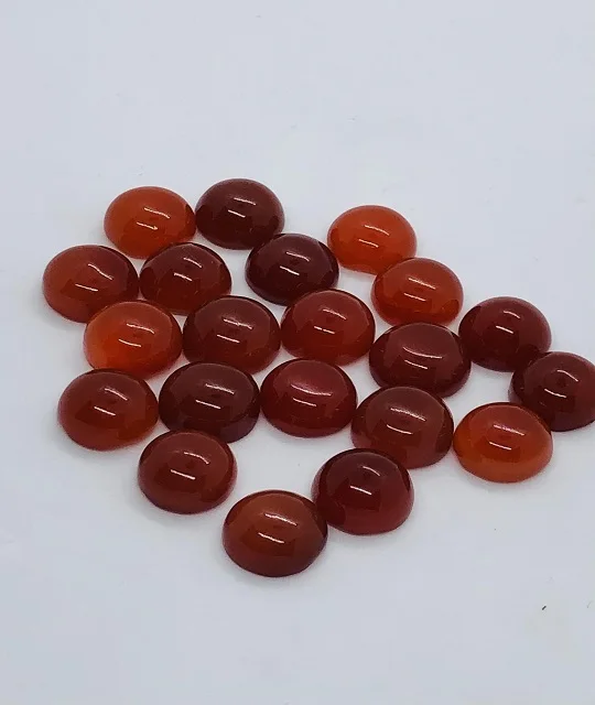 Красный цвет круглый кабошон лучшее качество оптовая продажа оникс мм свободный драгоценный камень для изготовления ювелирных изделий