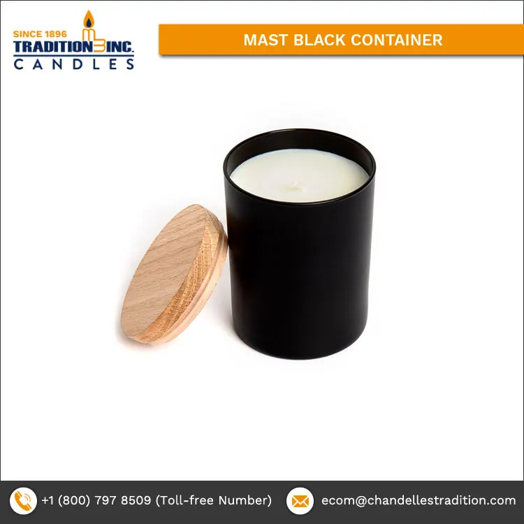  Собственная Марка доступная черная емкость мачты парафиновые восковые свечи по лучшей цене