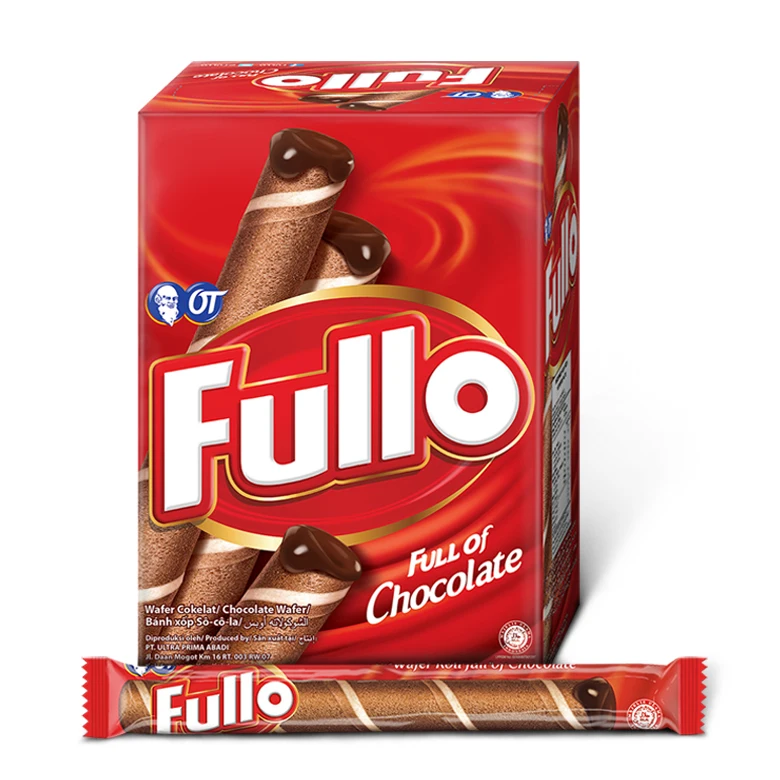 Fullo Wafer Stick Chocolate Biscuit Wafer BISCUITS Chocolate Flavour Chocolate Flavor Wafer Snacks 3.83 Kg CRISPY Carton Packing