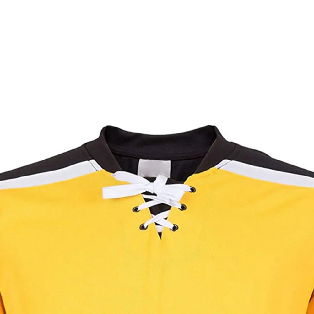 Customized Plus Size V Neck Blank Ice Hockey Jersey Men Top Shirts Sportswear Ice Hockey Uniforms