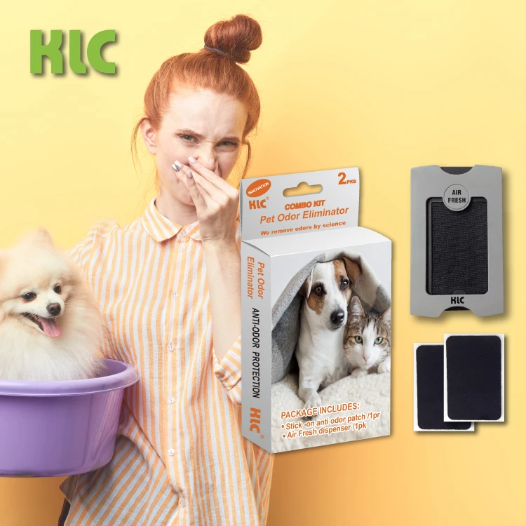 Natural Charcoal Dog Cat Pet Deodorizer Odor Eliminator Combo Patch