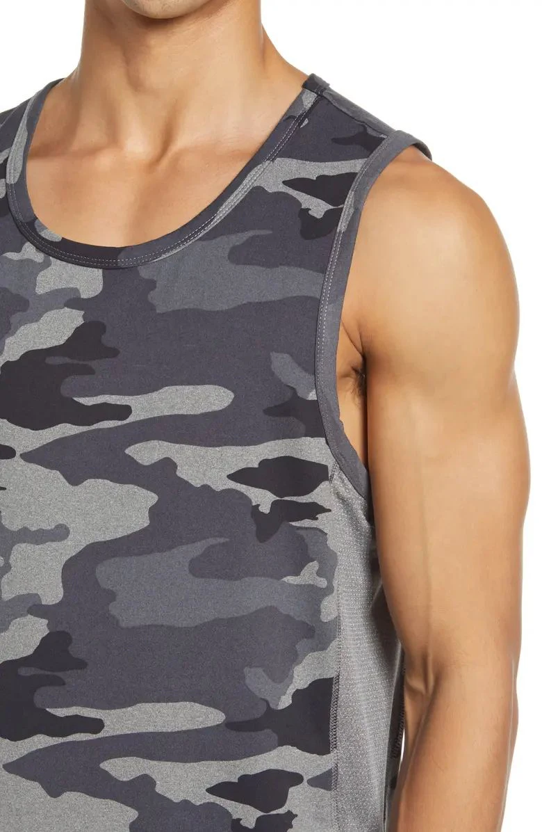 Men Tank Tops Shirt Gym Tank Top Fitness Clothing Vest Sleeveless Cotton Man Bodybuilding Man Clothes Wear