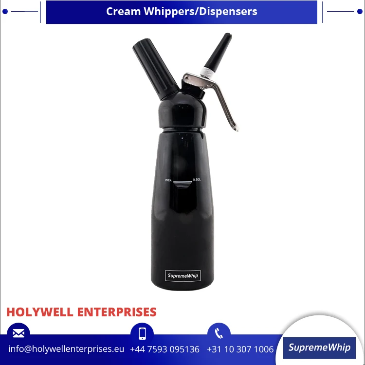 Professional Supplier of Aluminium Metal Type Supremewhip Whipper / Dispensers