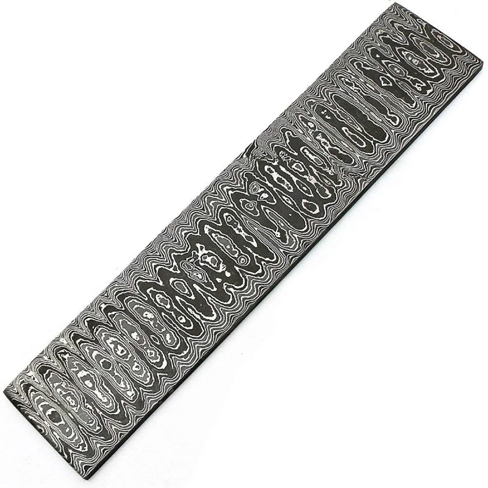 
Изготовленная на заказ мозаичная заготовка из дамасской стали ручной работы для изготовления ножей 