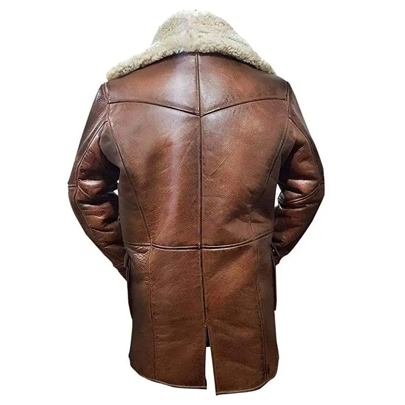 2022 Custom Real  Leather  men Coat