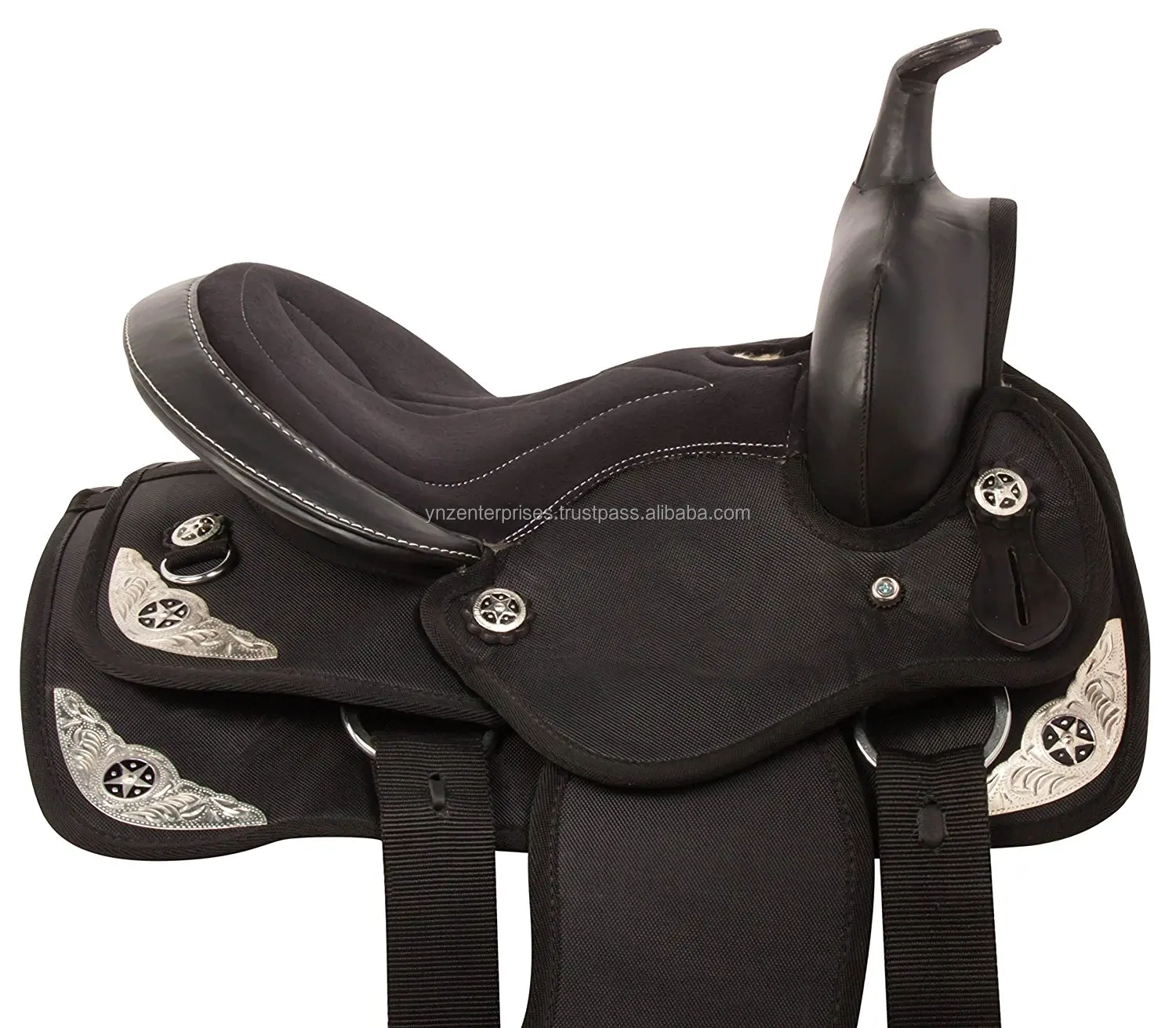 Synthetic Western Saddle For Horse with Tack Set Saddle size 10 to 18 Inches Seat