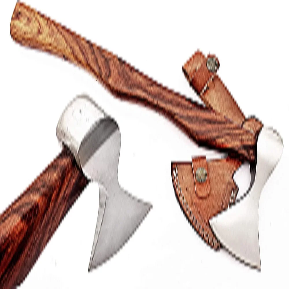 
Custom Handmade Stainless steel Viking style Head 1095 Steel Hunting use makers 