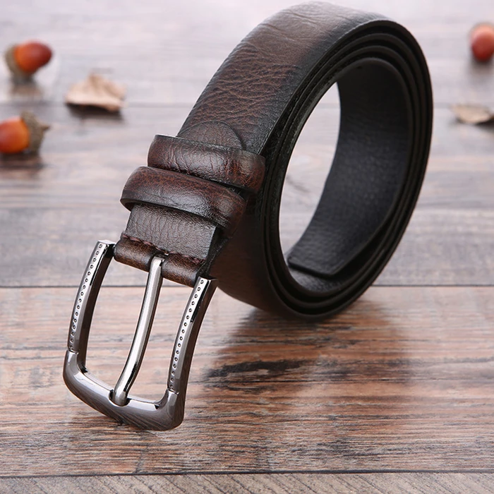 men belt cow genuine leather designer belts for men high quality fashion vintage male strap for jeans cow skin
