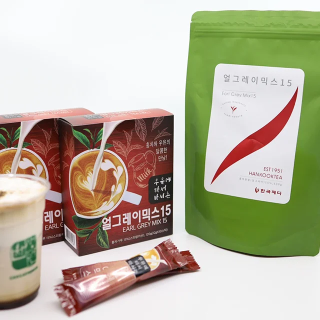 Best selling practical powder type black tea mix for milk tea made in Korea high quality product for home