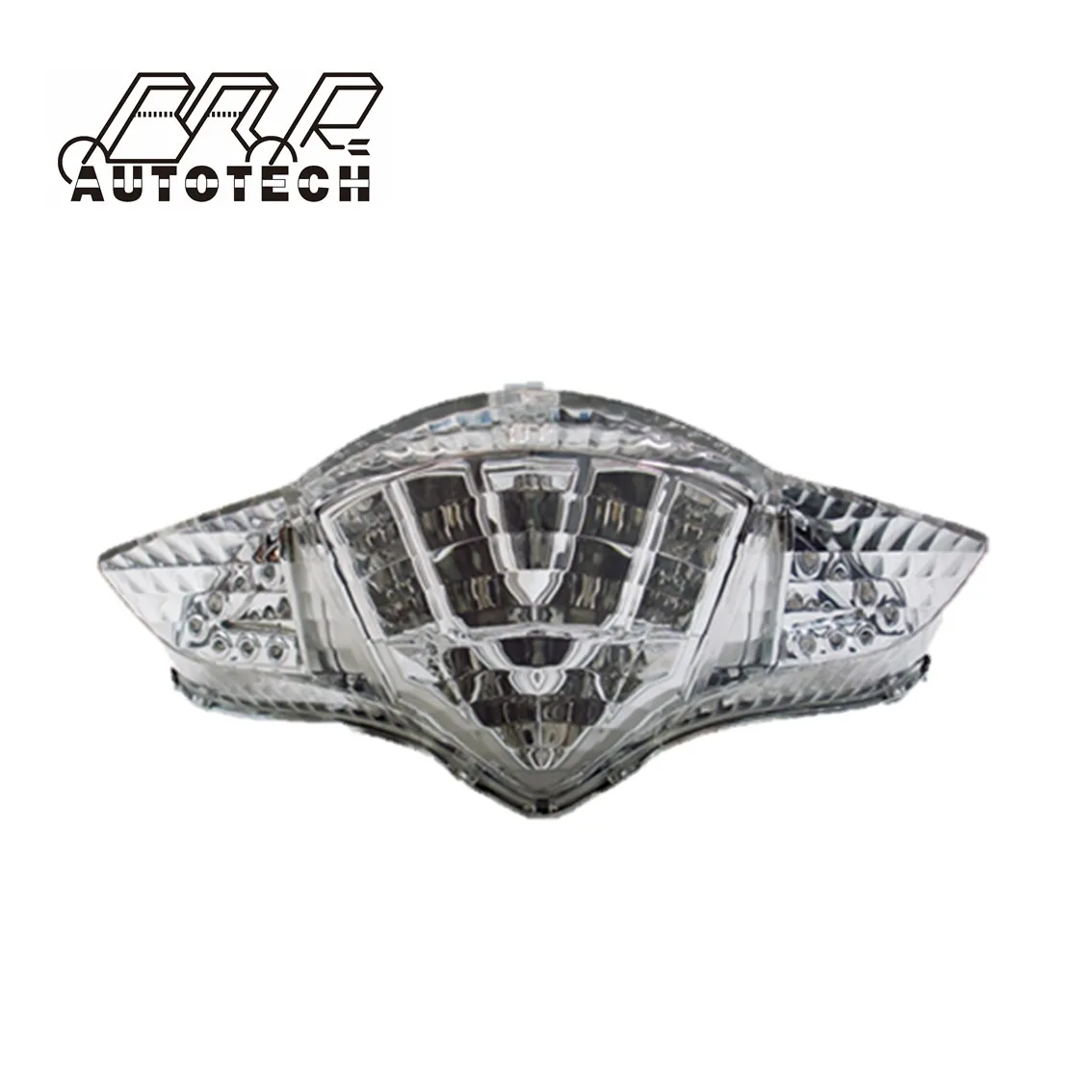 Smoke Motorcycle Led brake Tail Rear Lamp for Honda VFR800 2007-2009