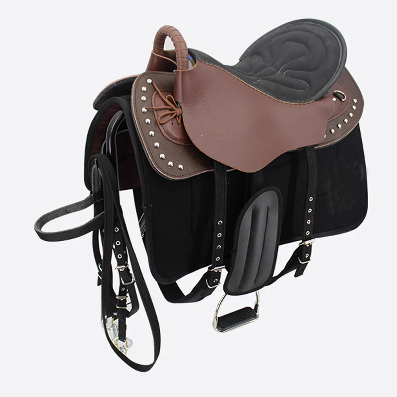 New Arrival Polo Trail Dressage Jumping Equipment Pad Racing Horse Leather Saddle
