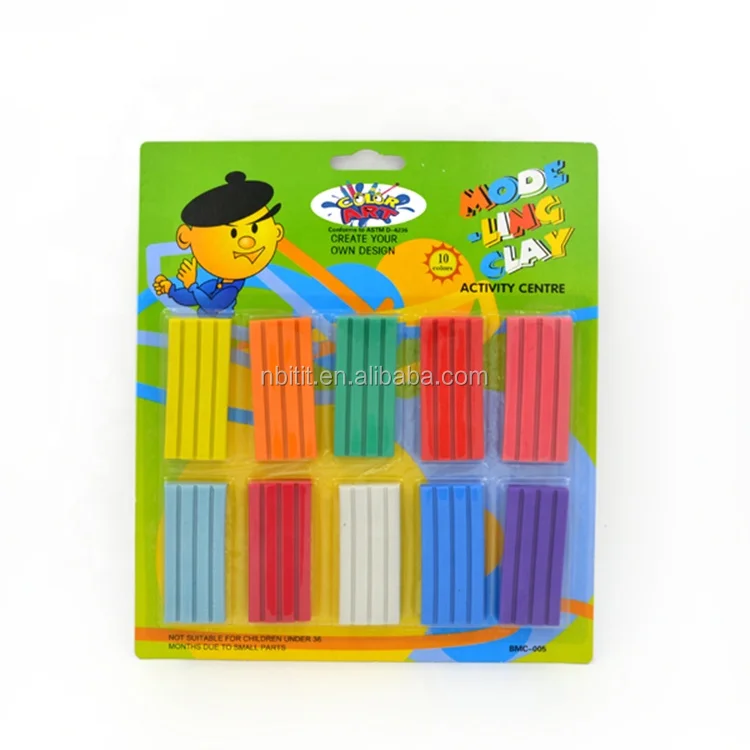 DIY soft colorful plasticine modeling clay