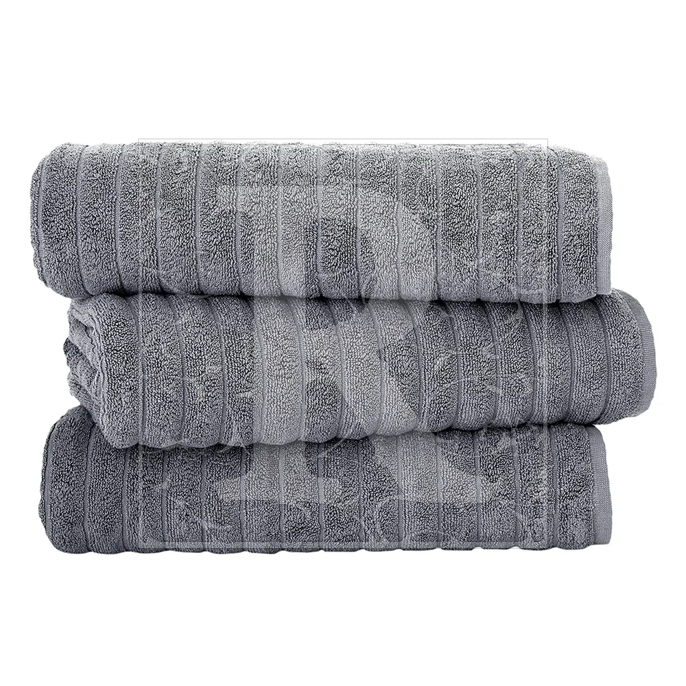 2024 Arrival Durable Bath Towel Giant heavy white jacquard sand free hotel beach bath towel 100% terry cotton customized