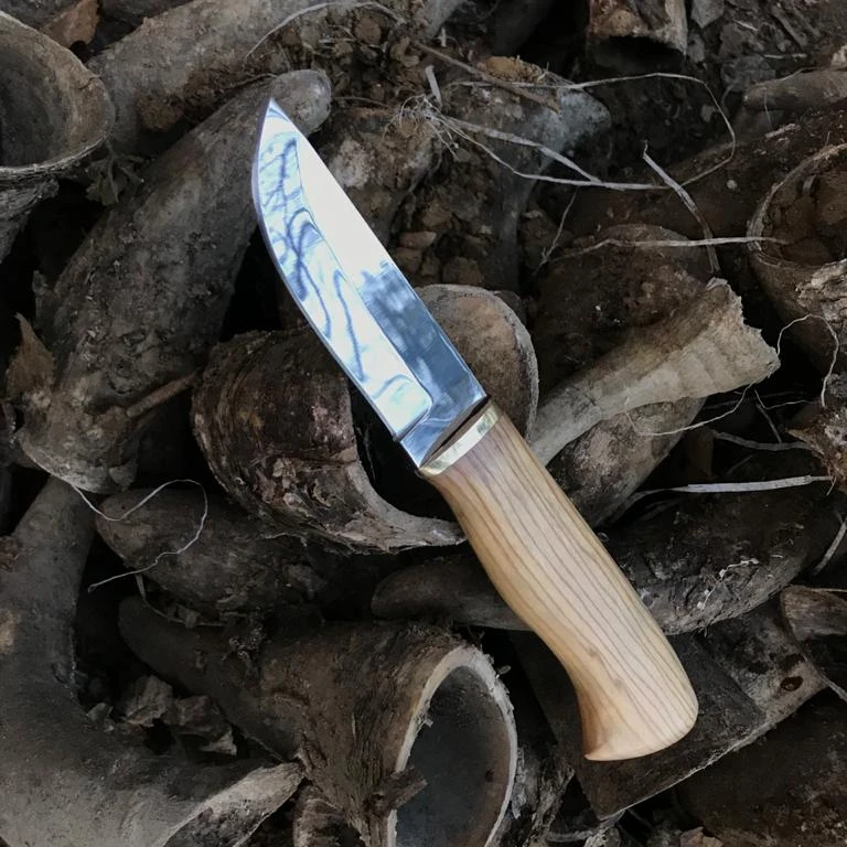 Нож с фиксированным лезвием Hunt с футляром: охотничий нож для джентльменов, рукоятка с фиксированным лезвием, легкая коробка с деревянной рукояткой 9 дюймов для выживания