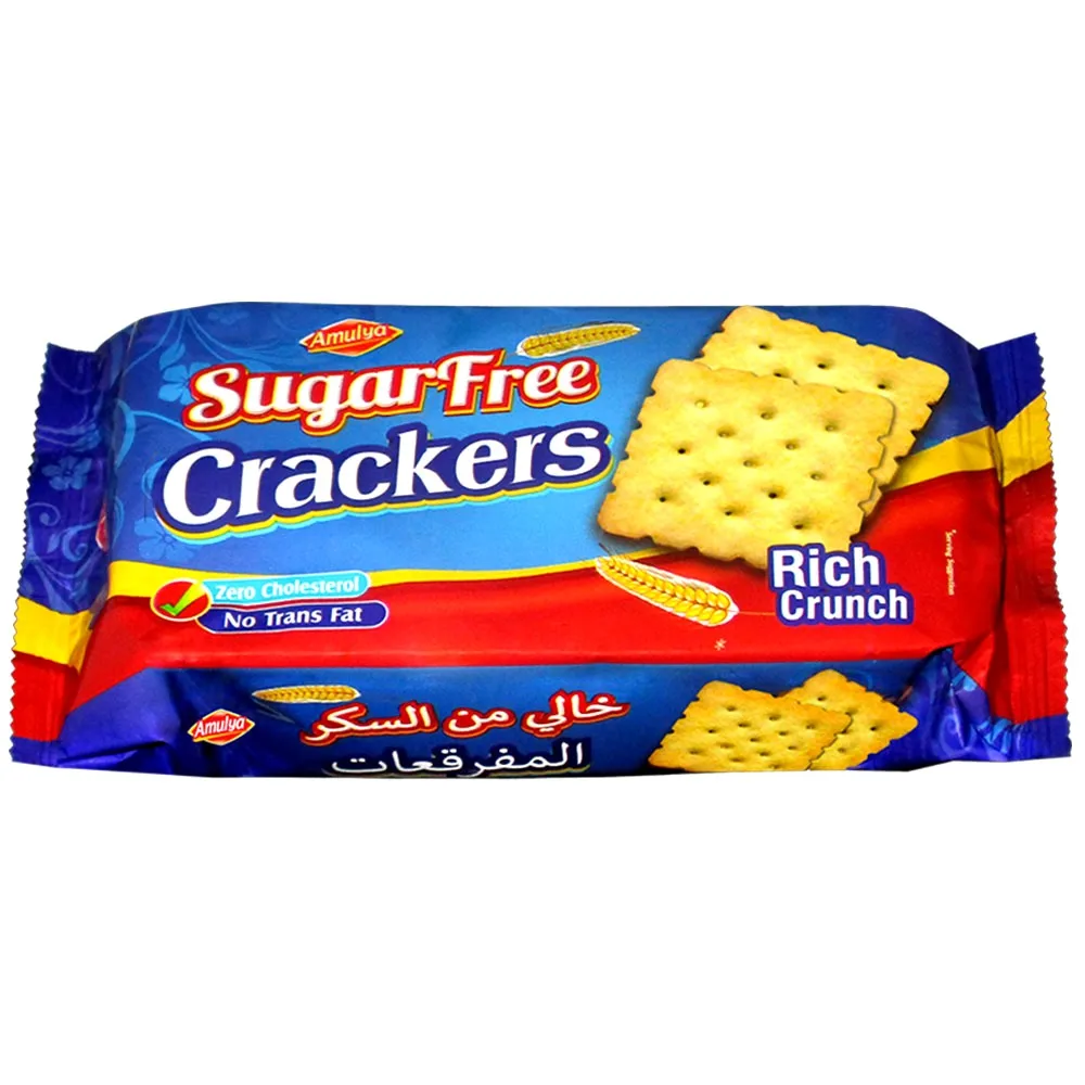 
Sugar Free Cracker 160g with Dietary Fiber Zero Sugar Healthy Choice for Diabetics 