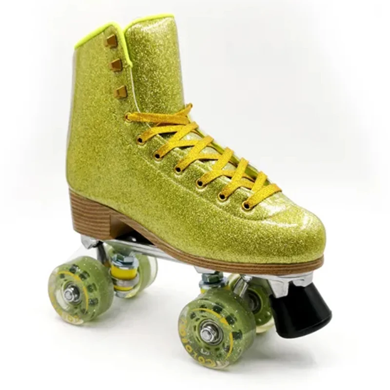 Quad roller skates with PU wheels