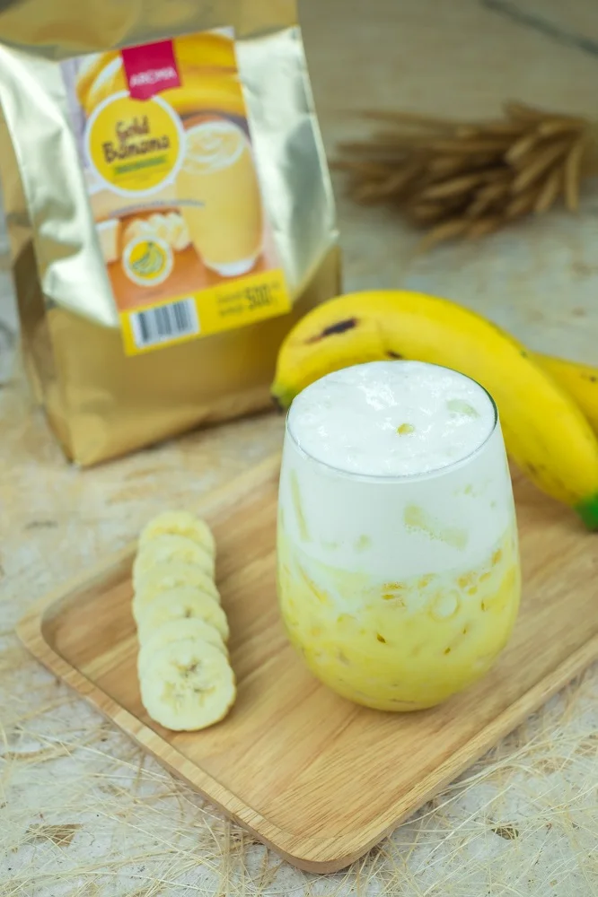 Sweet Delicious taste Instant Drink Powder Gold Banana Mixed Powder